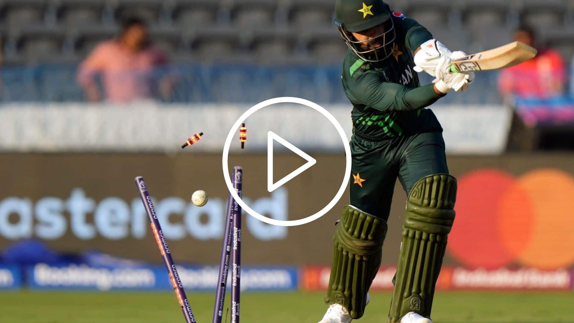 [Watch] Shadab Khan Knocked Over By Killer Delivery From Bas de Leede